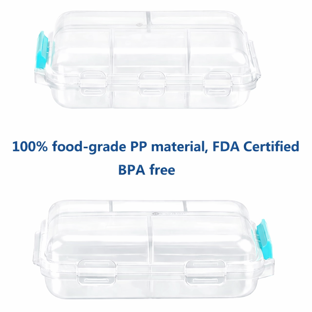 10 Compartment Pill 💊 Organizer - CLEAR