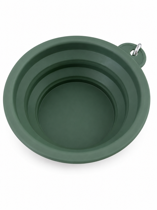 Silicone Pet Bowl - GREEN
