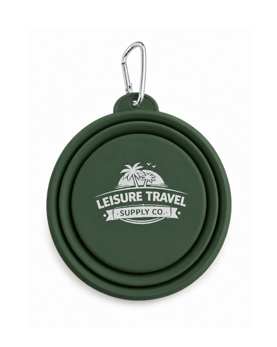 Silicone Pet Bowl - GREEN
