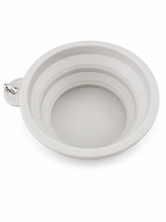 Silicone Pet Bowl - CREAM