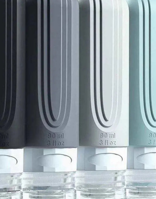 Silicone Toiletry Travel Shampoo Bottles