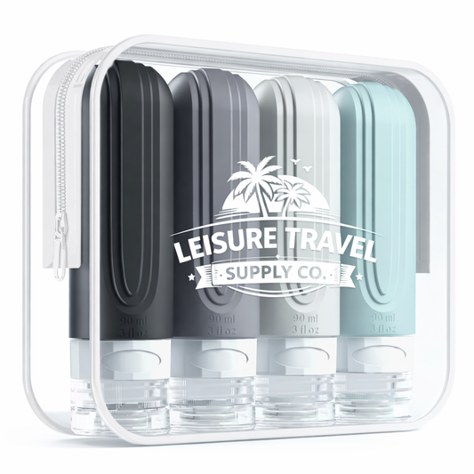 Silicone Toiletry Travel Shampoo Bottles